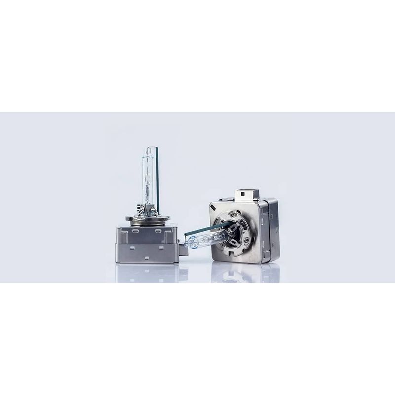 Auto si Moto - Electrice auto - Iluminare si semnalizare - Becuri auto - Set 2 becuri xenon D3S Premium, soclu metalic Quick Start, Lumina Alb Rece 6000k, Bixenon, Faza lunga, Faza scurta - Infinity.ro