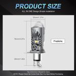 Auto si Moto - Electrice auto - Iluminare si semnalizare - Becuri auto - Set 2 Becuri LED H4 cu Lupa, SUPER CSP, Putere 150W si 27.000 Lumeni,  Cu cipuri CSP 7035, 6000K Alb Rece, CANBUS - Infinity.ro