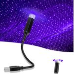 Auto si Moto - Electrice auto - Iluminare si semnalizare - Lumini ambientale - Laser Plafon Auto, Proiectie stele, Culoare Mov, Conectare prin  USB AutoREY® - Infinity.ro