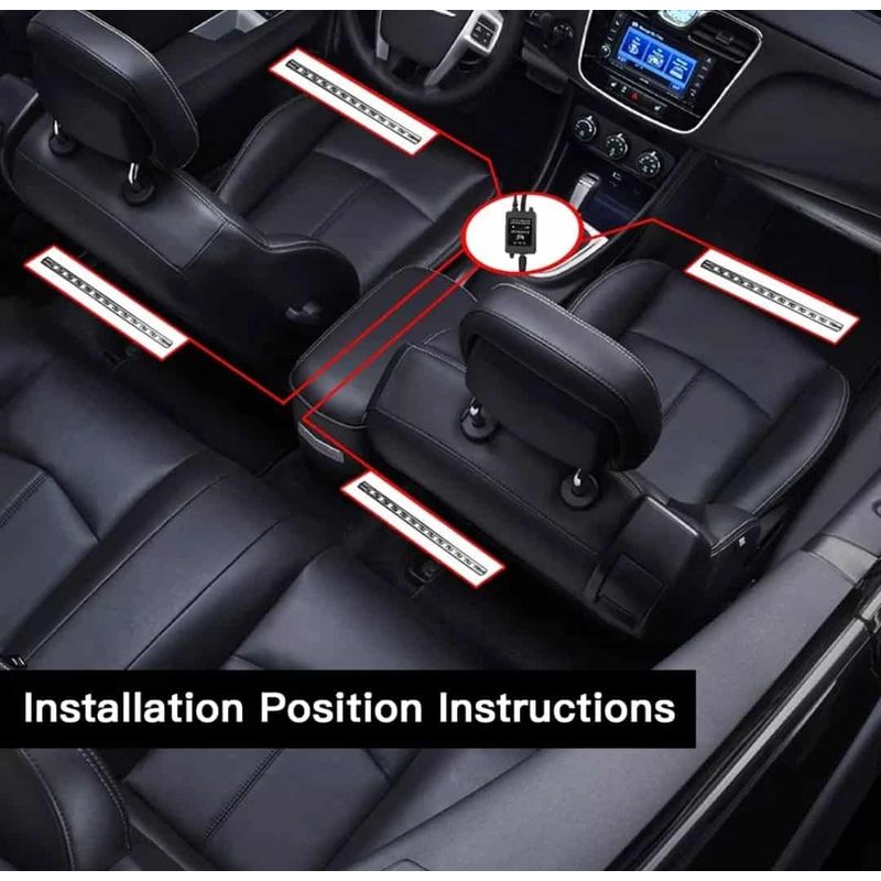 Auto si Moto - Electrice auto - Iluminare si semnalizare - Lumini ambientale - Lumini Ambientale Auto Kit interior cu 18 LED-uri RGB cu Conectare USB si Control din Aplicatie Intensitate Reglabila - Infinity.ro