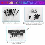 Auto si Moto - Electrice auto - Iluminare si semnalizare - Lumini ambientale - Kit Fibra Optica Plafon Instelat Auto 1200 Fire cu efect TWINKLE si Kit 10 Comete inclus 0.75mm si 3M lungime RGBW - Infinity.ro