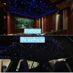 Auto si Moto - Electrice auto - Iluminare si semnalizare - Lumini ambientale - Kit Fibra Optica Plafon Instelat Auto 1200 Fire cu efect TWINKLE si Kit 10 Comete inclus 0.75mm si 3M lungime RGBW - Infinity.ro