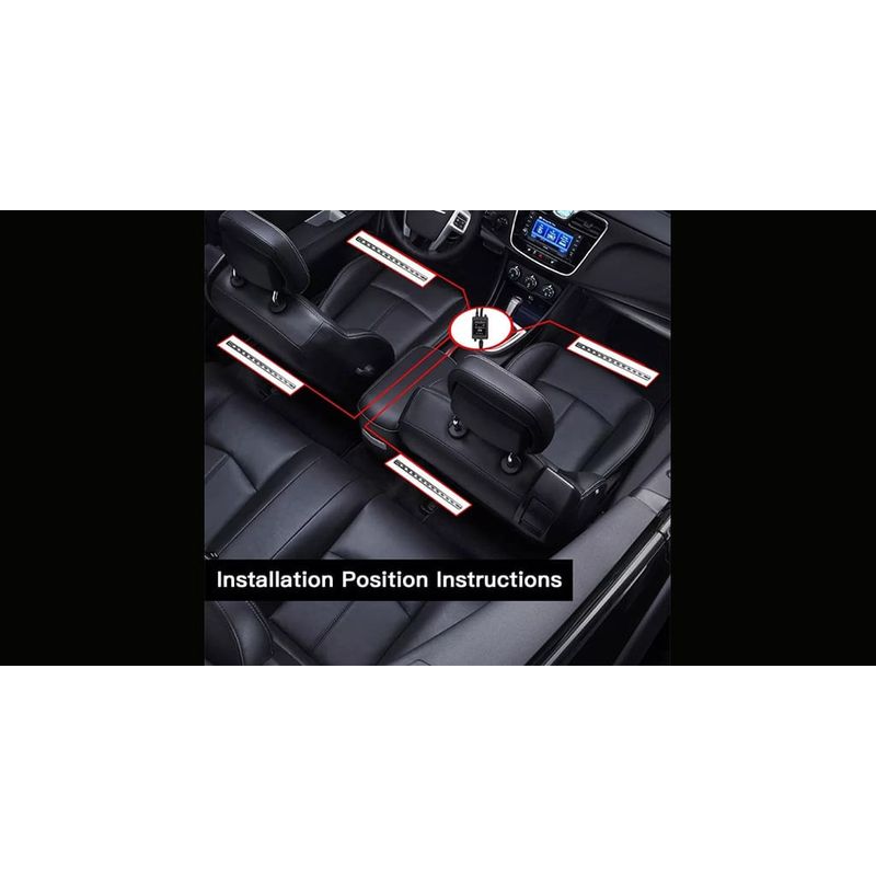 Auto si Moto - Electrice auto - Iluminare si semnalizare - Lumini ambientale - Lumini Ambientale Auto Kit interior LED RGB Conectare prin USB si Control din Aplicatie Intensitate Reglabila - Infinity.ro