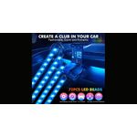 Auto si Moto - Electrice auto - Iluminare si semnalizare - Lumini ambientale - Lumini Ambientale Auto Kit interior LED RGB Conectare prin USB si Control din Aplicatie Intensitate Reglabila - Infinity.ro