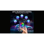 Auto si Moto - Electrice auto - Iluminare si semnalizare - Lumini ambientale - Lumini Ambientale Auto Kit interior LED RGB Conectare prin USB si Control din Aplicatie Intensitate Reglabila - Infinity.ro