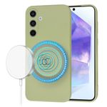 Laptop, Telefoane si Tablete - Telefoane mobile si accesorii - Accesorii Telefoane - Huse telefoane - Husa pentru Samsung Galaxy A55 5G - Techsuit SoftFlex MagSafe - Matcha - Infinity.ro