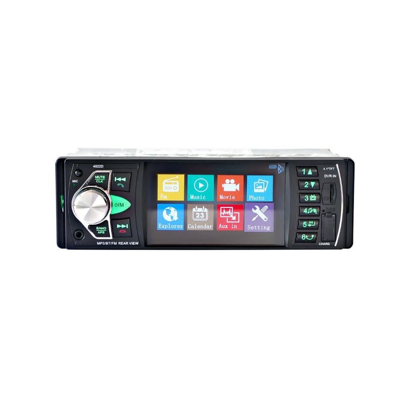 Auto si Moto - Electronice auto - Multimedia auto - Radio Auto MP5 PLAYER Techstar® 4022D SMART 1DIN, cu Display 4.1", Bluetooth, Telecomanda - Infinity.ro