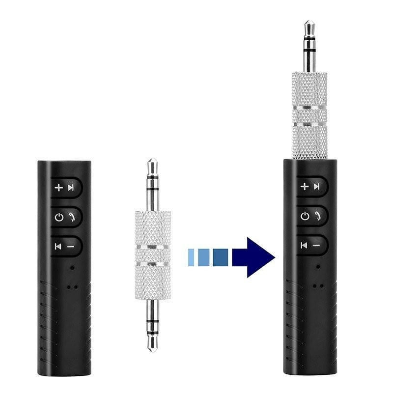 Auto si Moto - Electronice auto - Multimedia auto - Receptor Techstar® Bluetooth Audio Jack 3.5mm Wireless Auto Clip On BT2 - Infinity.ro