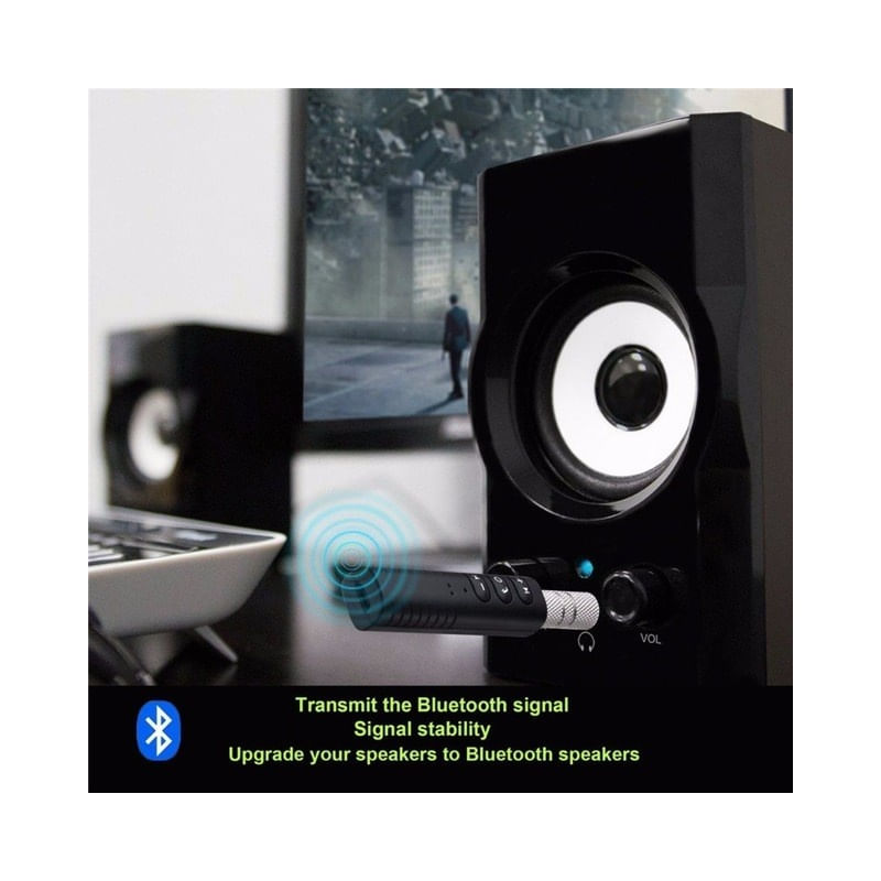 Auto si Moto - Electronice auto - Multimedia auto - Receptor Techstar® Bluetooth Audio Jack 3.5mm Wireless Auto Clip On BT2 - Infinity.ro