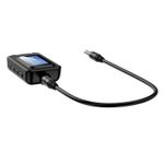Auto si Moto - Electronice auto - Multimedia auto - Receptor si Transmitator 2 In 1 Techstar® T16, Bluetooth 5.0, Ecran LCD, AUX, Alimentare USB, Compatibil Sisteme Audio - Infinity.ro