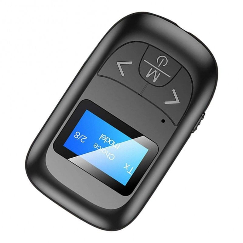 Auto si Moto - Electronice auto - Multimedia auto - Receptor Transmitator Bluetooth Techstar® T14, Bluetooth 5.0, Microfon Incorporat, Ecran LCD, AUX, Acumulator - Infinity.ro
