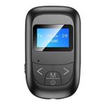 Auto si Moto - Electronice auto - Multimedia auto - Receptor Transmitator Bluetooth Techstar® T14, Bluetooth 5.0, Microfon Incorporat, Ecran LCD, AUX, Acumulator - Infinity.ro