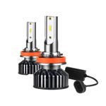 Auto si Moto - Electrice auto - Iluminare si semnalizare - Becuri auto - Set 2 LED-uri Auto Techstar® P8, H11/H9/H8, 40w, 4000 Lumeni, 6500K, AUTO, 12-24 Volti, ZES, Canbus, Miez Cupru - Infinity.ro