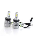 Auto si Moto - Electrice auto - Iluminare si semnalizare - Becuri auto - Set 2 LED-uri Auto Techstar® S2, H7, 36w, 4000 Lumeni, 6500K, AUTO, 12-24 Volti, COB, Canbus - Infinity.ro