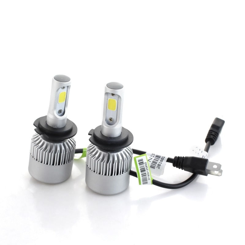 Auto si Moto - Electrice auto - Iluminare si semnalizare - Becuri auto - Set 2 LED-uri Auto Techstar® S2, H7, 36w, 4000 Lumeni, 6500K, AUTO, 12-24 Volti, COB, Canbus - Infinity.ro