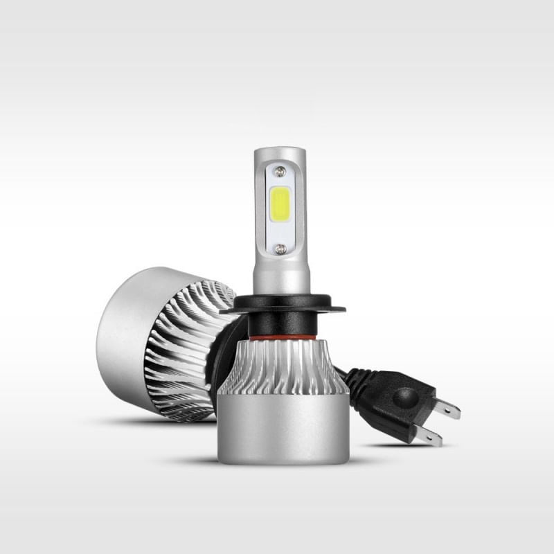 Auto si Moto - Electrice auto - Iluminare si semnalizare - Becuri auto - Set 2 LED-uri Auto Techstar® S2, H7, 36w, 4000 Lumeni, 6500K, AUTO, 12-24 Volti, COB, Canbus - Infinity.ro