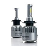 Auto si Moto - Electrice auto - Iluminare si semnalizare - Becuri auto - Set 2 LED-uri Auto Techstar® S2, H7, 36w, 4000 Lumeni, 6500K, AUTO, 12-24 Volti, COB, Canbus - Infinity.ro