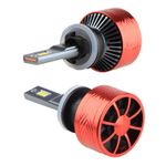 Auto si Moto - Electrice auto - Iluminare si semnalizare - Becuri auto - Set 2 LED-Uri Auto Techstar® P14, H13, 120W, 18000 Lumeni, 6000K, 12-24V, Unghi Fascicul 360°, CSP 3570, Canbus - Infinity.ro