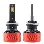 Auto si Moto - Electrice auto - Iluminare si semnalizare - Becuri auto - Set 2 LED-Uri Auto Techstar® P14, H13, 120W, 18000 Lumeni, 6000K, 12-24V, Unghi Fascicul 360°, CSP 3570, Canbus - Infinity.ro