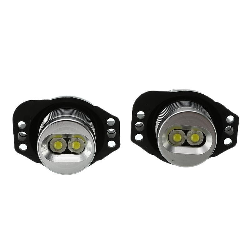 Auto si Moto - Electrice auto - Iluminare si semnalizare - Becuri auto - Set 2 LED-uri Marker Techstar® Angel Eyes, 6W, BMW E90,E91, 6500K, Aluminiu - Infinity.ro