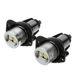 Auto si Moto - Electrice auto - Iluminare si semnalizare - Becuri auto - Set 2 LED-uri Marker Techstar® Angel Eyes, 6W, BMW E90,E91, 6500K, Aluminiu - Infinity.ro