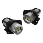 Auto si Moto - Electrice auto - Iluminare si semnalizare - Becuri auto - Set 2 LED-uri Marker Techstar® Angel Eyes, 6W, BMW E90,E91, 6500K, Aluminiu - Infinity.ro