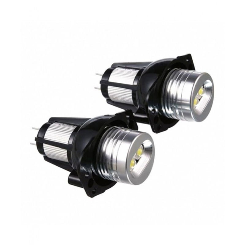 Auto si Moto - Electrice auto - Iluminare si semnalizare - Becuri auto - Set 2 LED-uri Marker Techstar® Angel Eyes, 6W, BMW E90,E91, 6500K, Aluminiu - Infinity.ro