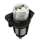 Auto si Moto - Electrice auto - Iluminare si semnalizare - Becuri auto - Set 2 LED-uri Marker Techstar® Angel Eyes, 6W, BMW E90,E91, 6500K, Aluminiu - Infinity.ro