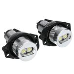 Auto si Moto - Electrice auto - Iluminare si semnalizare - Becuri auto - Set 2 LED-uri Marker Techstar® Angel Eyes, 6W, BMW E90,E91, 6500K, Aluminiu - Infinity.ro