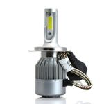 Auto si Moto - Electrice auto - Iluminare si semnalizare - Becuri auto - Set 2 LED-uri Auto Techstar® C6, H4, 36w, 3800 Lumeni, 6500K, AUTO, 12-24 Volti, COB - Infinity.ro
