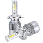 Auto si Moto - Electrice auto - Iluminare si semnalizare - Becuri auto - Set 2 LED-uri Auto Techstar® C6, H4, 36w, 3800 Lumeni, 6500K, AUTO, 12-24 Volti, COB - Infinity.ro