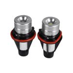 Auto si Moto - Electrice auto - Iluminare si semnalizare - Becuri auto - Set 2 LED-uri Marker Techstar® Angel Eyes, 5W, BMW E39,E61,E63,E65,X5, 6500K, Aluminiu - Infinity.ro