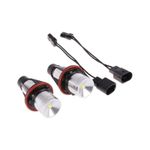 Auto si Moto - Electrice auto - Iluminare si semnalizare - Becuri auto - Set 2 LED-uri Marker Techstar® Angel Eyes, 5W, BMW E39,E61,E63,E65,X5, 6500K, Aluminiu - Infinity.ro