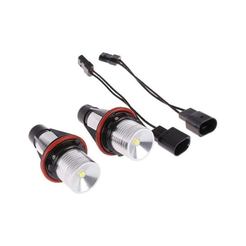 Auto si Moto - Electrice auto - Iluminare si semnalizare - Becuri auto - Set 2 LED-uri Marker Techstar® Angel Eyes, 5W, BMW E39,E61,E63,E65,X5, 6500K, Aluminiu - Infinity.ro
