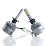 Auto si Moto - Electrice auto - Iluminare si semnalizare - Becuri auto - Set 2 LED-uri Auto Techstar® S2, H1, 36w, 4000 Lumeni, 6500K, AUTO, 12-24 Volti, COB, Canbus - Infinity.ro