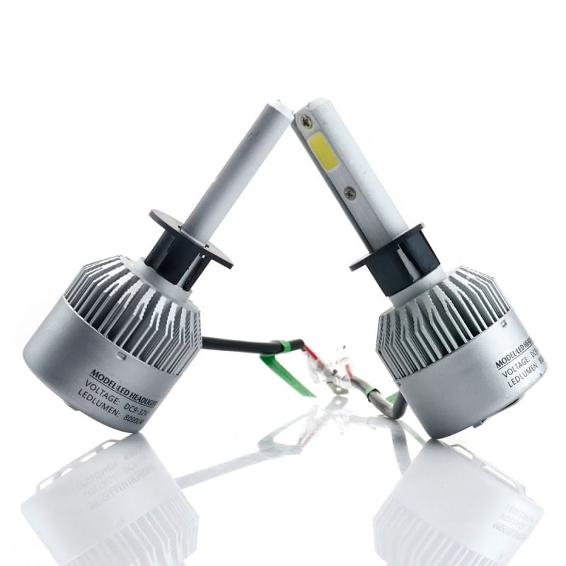 Auto si Moto - Electrice auto - Iluminare si semnalizare - Becuri auto - Set 2 LED-uri Auto Techstar® S2, H1, 36w, 4000 Lumeni, 6500K, AUTO, 12-24 Volti, COB, Canbus - Infinity.ro