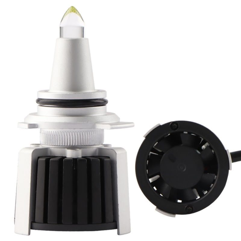 Auto si Moto - Electrice auto - Iluminare si semnalizare - Becuri auto - Set 2 LED-uri Auto Techstar® R10, 9012, 45w, 5000 Lumeni, 6500K, AUTO, 12-24 Volti, CSP, Canbus, Radiator Aluminiu - Infinity.ro