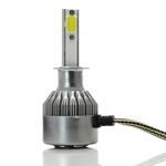 Auto si Moto - Electrice auto - Iluminare si semnalizare - Becuri auto - Set 2 LED-Uri Auto Techstar® C6, H1, 36w, 3800 Lumeni, 6500K, AUTO, 12-24 Volti, COB - Infinity.ro