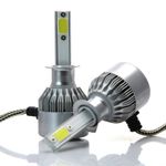 Auto si Moto - Electrice auto - Iluminare si semnalizare - Becuri auto - Set 2 LED-Uri Auto Techstar® C6, H1, 36w, 3800 Lumeni, 6500K, AUTO, 12-24 Volti, COB - Infinity.ro