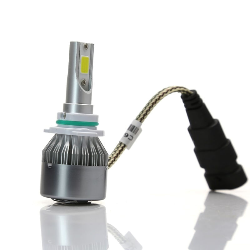 Auto si Moto - Electrice auto - Iluminare si semnalizare - Becuri auto - Set 2 LED-uri Auto Techstar® C6, 9006, 36w, 3800 Lumeni, 6500K, AUTO, 12-24 Volti, COB - Infinity.ro