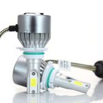 Auto si Moto - Electrice auto - Iluminare si semnalizare - Becuri auto - Set 2 LED-uri Auto Techstar® C6, 9006, 36w, 3800 Lumeni, 6500K, AUTO, 12-24 Volti, COB - Infinity.ro