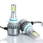 Auto si Moto - Electrice auto - Iluminare si semnalizare - Becuri auto - Set 2 LED-uri Auto Techstar® C6, 9006, 36w, 3800 Lumeni, 6500K, AUTO, 12-24 Volti, COB - Infinity.ro