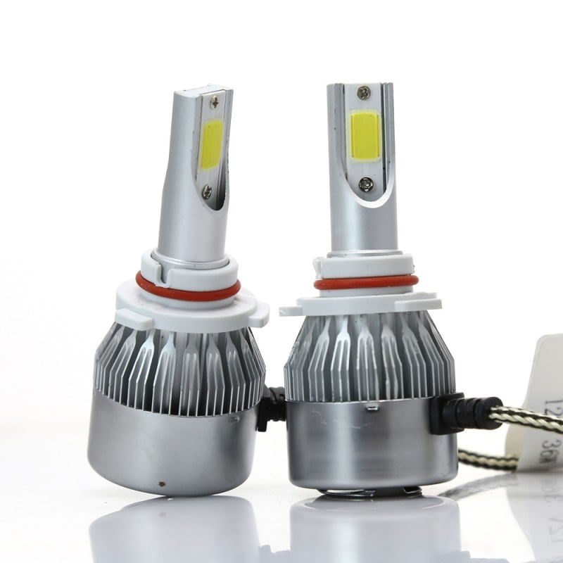 Auto si Moto - Electrice auto - Iluminare si semnalizare - Becuri auto - Set 2 LED-uri Auto Techstar® C6, 9005, 36w, 3800 Lumeni, 6500K, AUTO, 12-24 Volti, COB - Infinity.ro