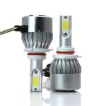 Auto si Moto - Electrice auto - Iluminare si semnalizare - Becuri auto - Set 2 LED-uri Auto Techstar® C6, 9005, 36w, 3800 Lumeni, 6500K, AUTO, 12-24 Volti, COB - Infinity.ro