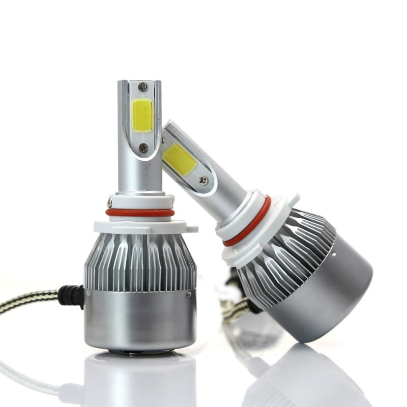 Auto si Moto - Electrice auto - Iluminare si semnalizare - Becuri auto - Set 2 LED-uri Auto Techstar® C6, 9005, 36w, 3800 Lumeni, 6500K, AUTO, 12-24 Volti, COB - Infinity.ro