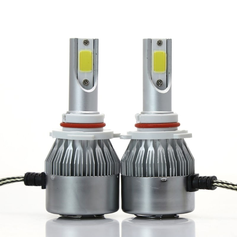 Auto si Moto - Electrice auto - Iluminare si semnalizare - Becuri auto - Set 2 LED-uri Auto Techstar® C6, 9005, 36w, 3800 Lumeni, 6500K, AUTO, 12-24 Volti, COB - Infinity.ro