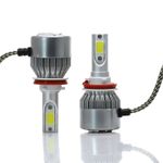 Auto si Moto - Electrice auto - Iluminare si semnalizare - Becuri auto - Set 2 LED-uri Auto Techstar® C6, H11/H8/H9, 36w, 3800 Lumeni, 6500K, AUTO, 12-24 Volti, COB - Infinity.ro