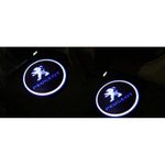 Auto si Moto - Electrice auto - Iluminare si semnalizare - Becuri auto - Set 2 Bucati Emblema Logo LED Portiera dedicata Marca Auto PEUGEOT - Infinity.ro