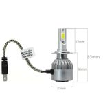 Auto si Moto - Electrice auto - Iluminare si semnalizare - Becuri auto - Set 2 LED-Uri Auto Techstar® C6, H7, 36w, 3800 Lumeni, 6500K, AUTO, 12-24 Volti, COB - Infinity.ro