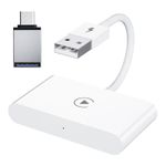 Auto si Moto - Electronice auto - Multimedia auto - Adaptor Wireless Techstar® CTHT-020-2 Pentru Apple CarPlay Si IPhone IOS 10+, Dongle USB-Type C , WiFi 5G, Bluetooth - Infinity.ro